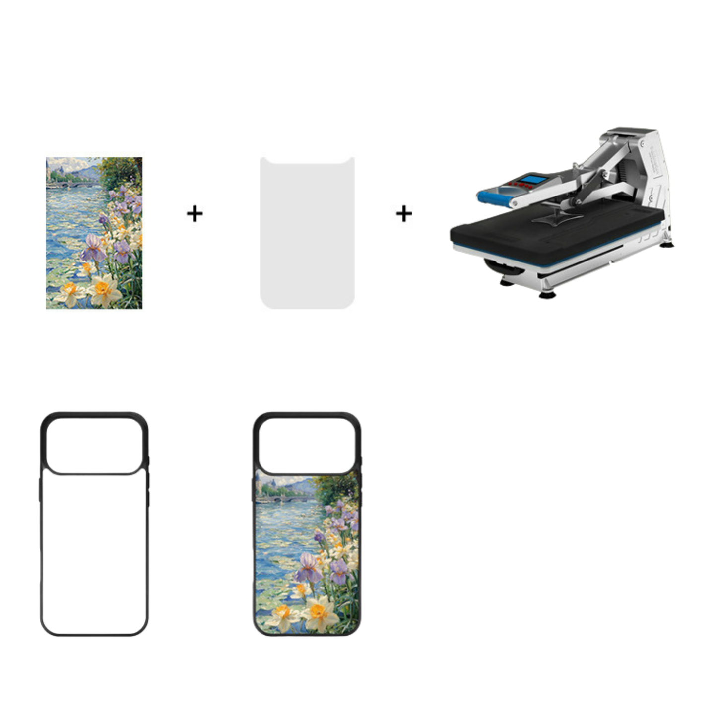 Phone Casing with Aluminium Plate
