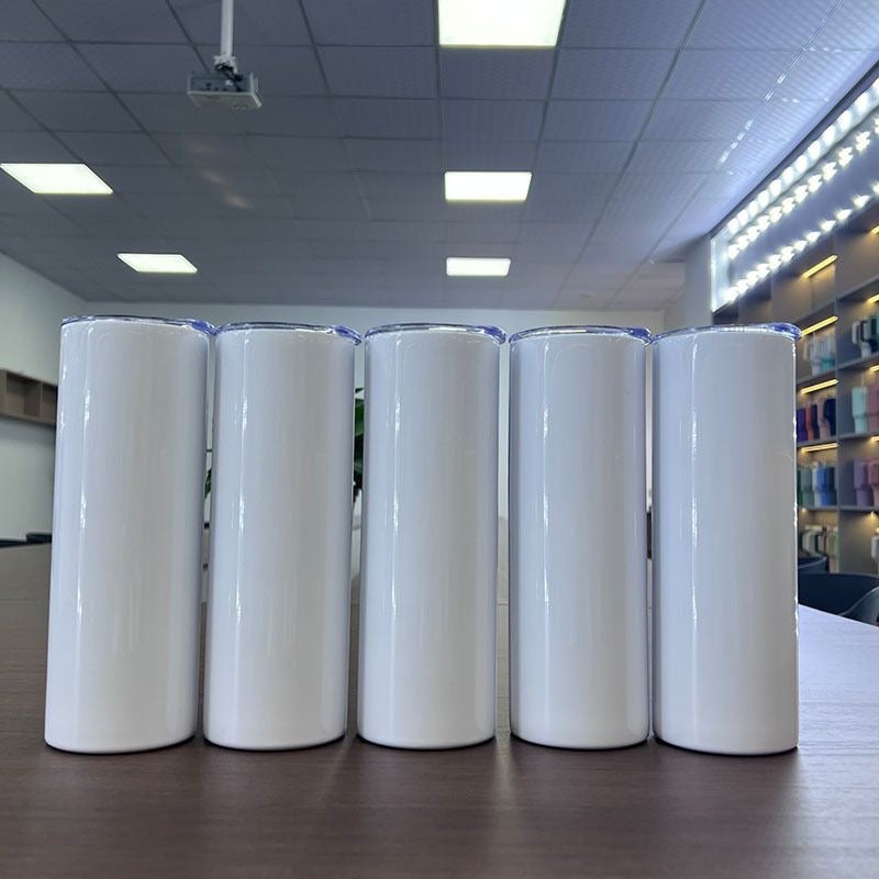 Insulated Flask with Coating - 550ml - White