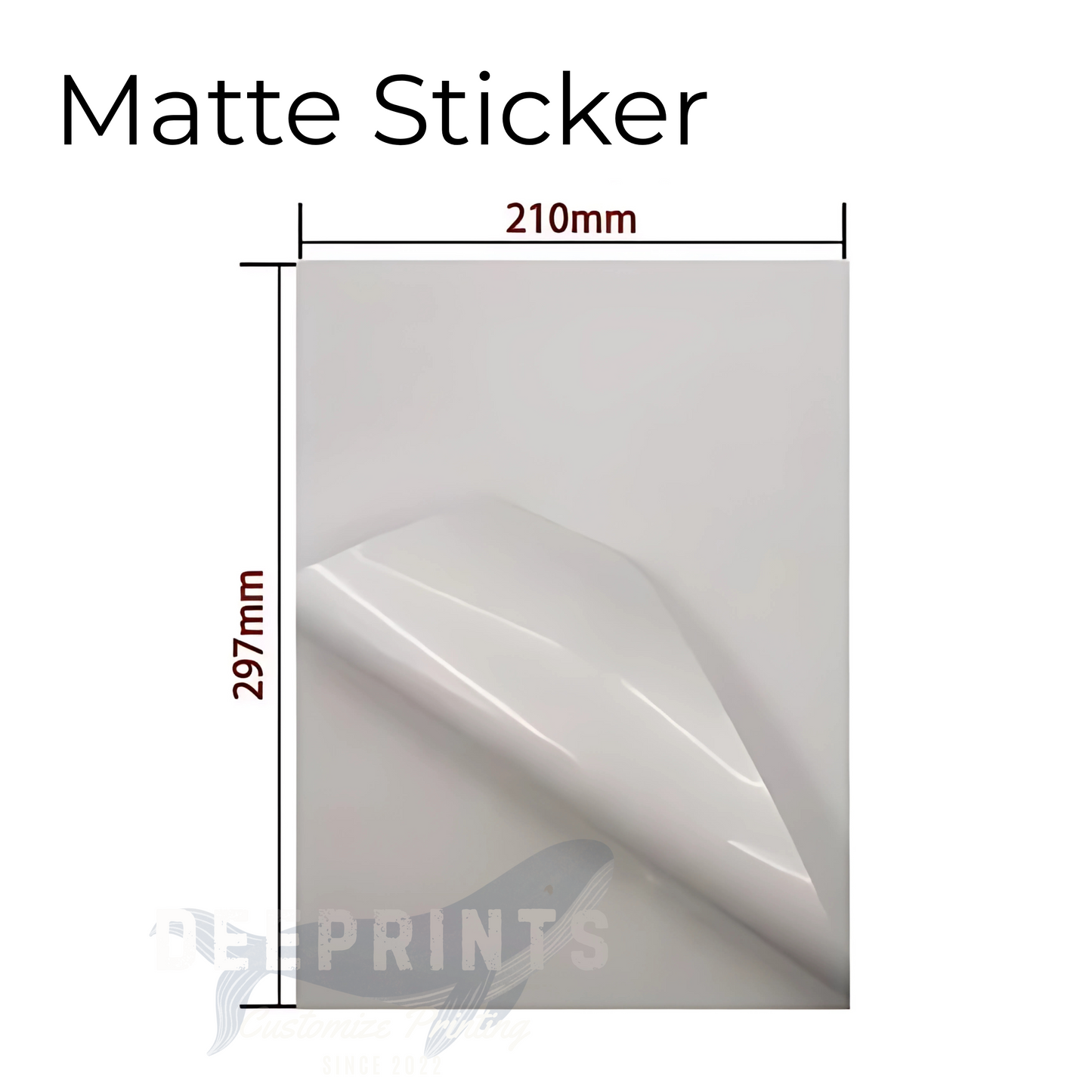 Sticker Paper - Matte & Glossy