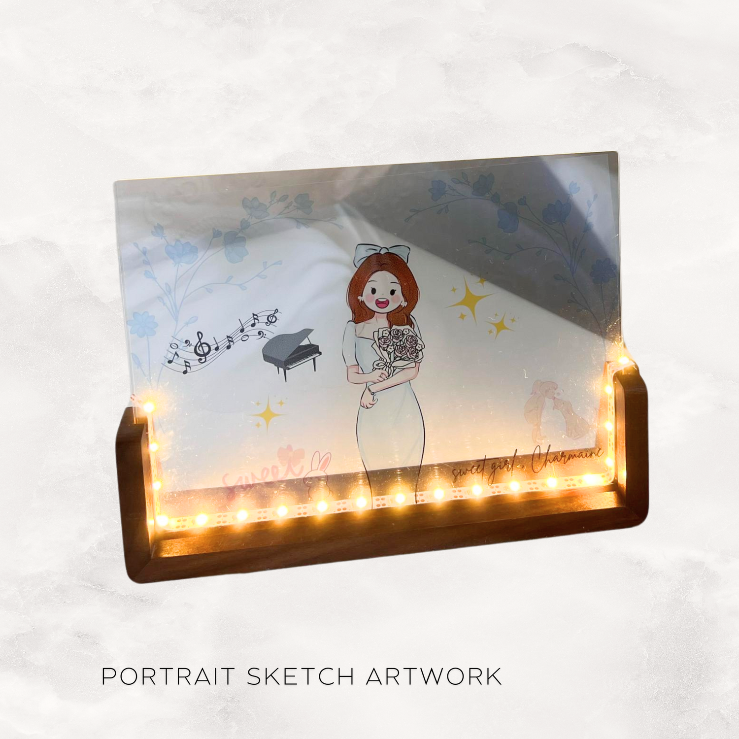 Transparent Film Bed Lamp