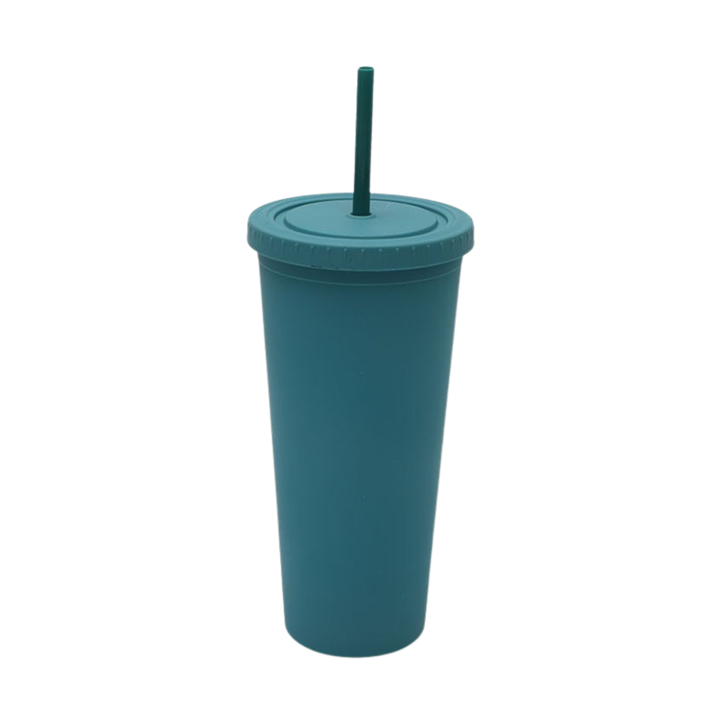 Matte Tumbler with Straw 700ml