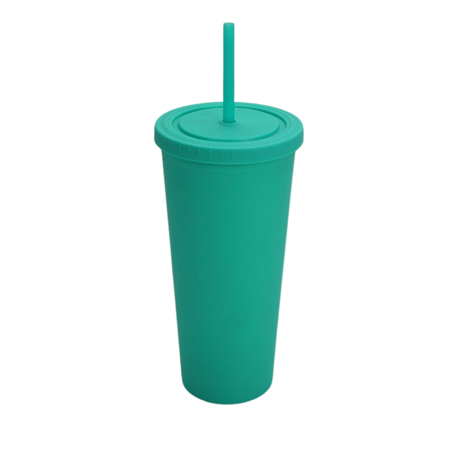 Matte Tumbler with Straw 700ml