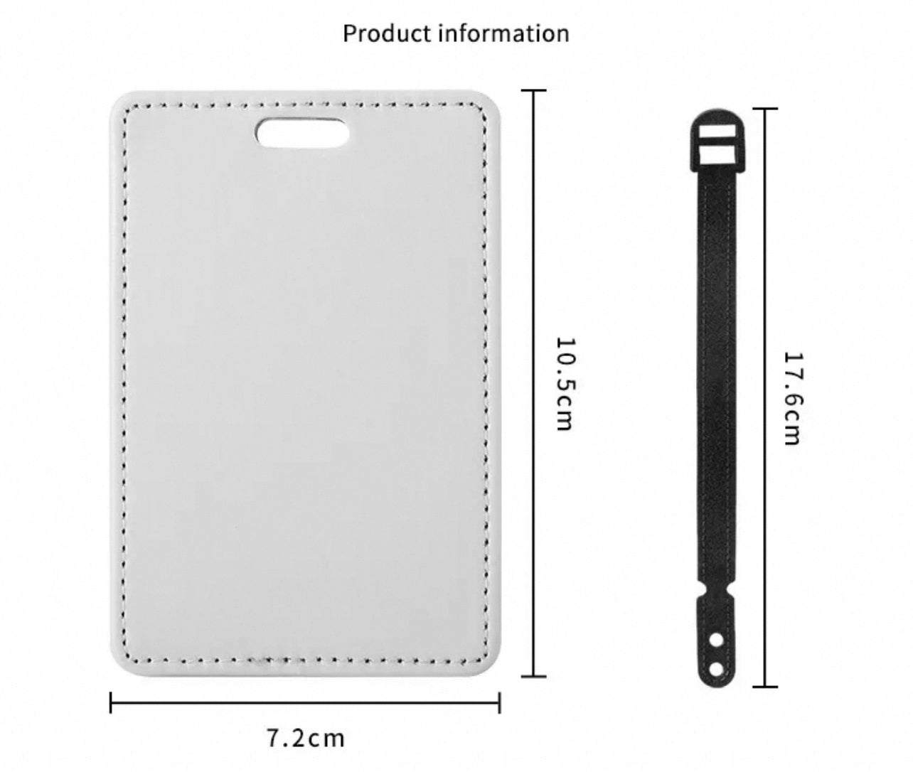 Sublimation Luggage Tag