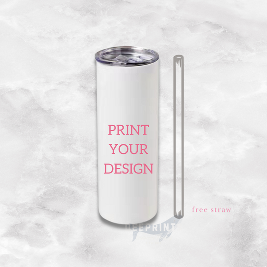 Insulated Flask with Coating - 550ml - White