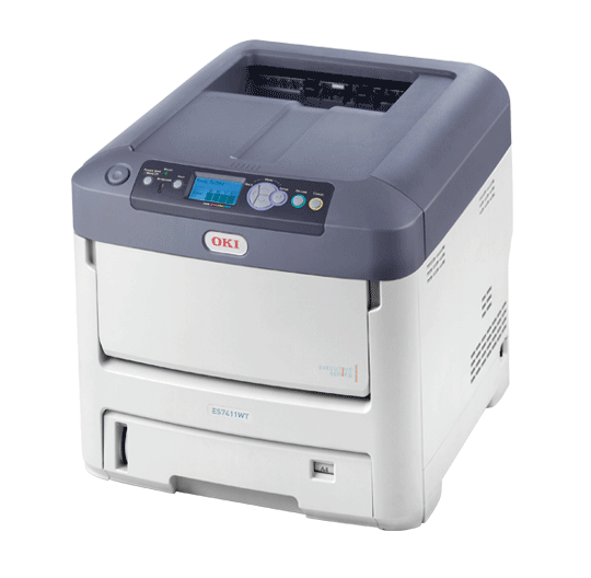 Laser Printer with White Toner (hacked version)